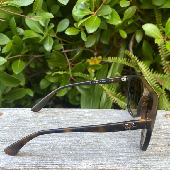 Men's Ray-Ban Brad Aviator Sunglasses 4170 865/13 Matte Havana Brown Gradient - Picture 9 of 13